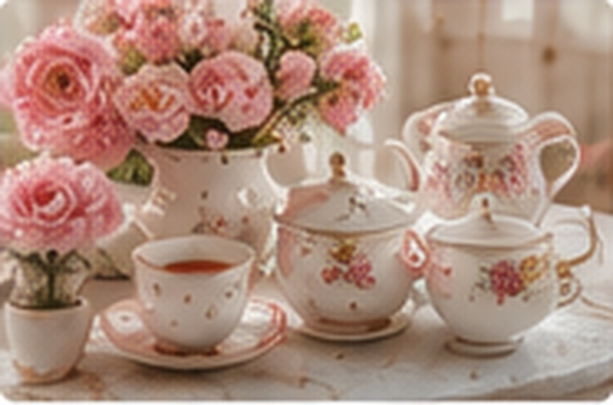 Traditional afternoon tea with sandwiches, cakes and scones